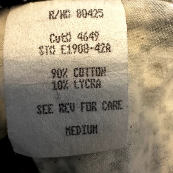 Vintage LA Movers Co-ord Set 80s Bodysuit Pants Paisley Pattern Green White S - Picture 6 of 9